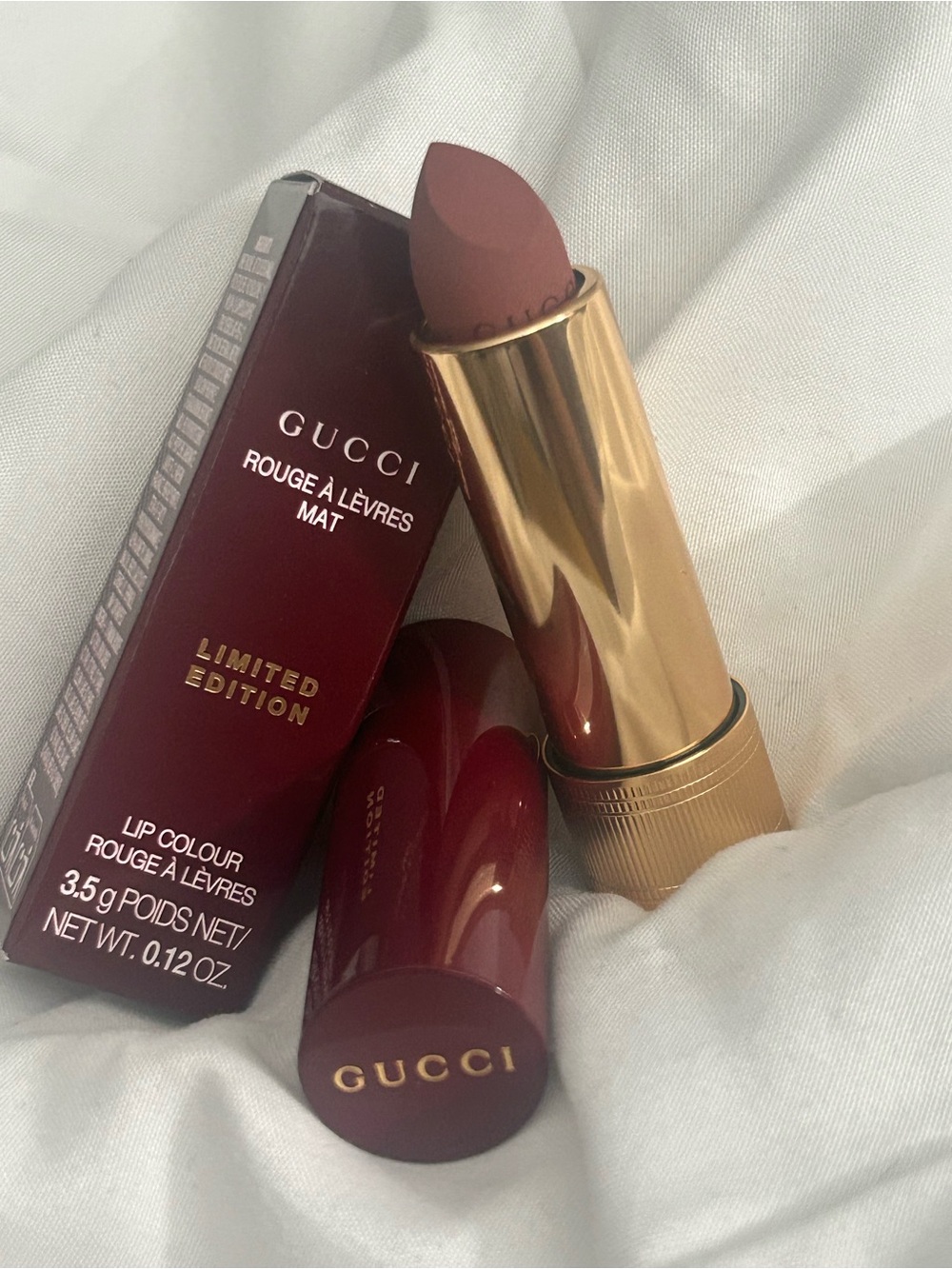 Gucci Matte Lipstick in Warm Mauve Limited Edition